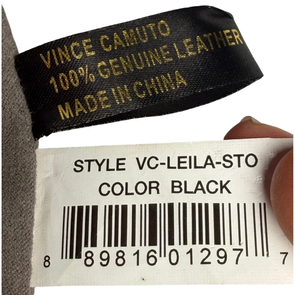Vince Camuto Leila tote bag in black Saffiano leather Shoulder Bag‎ Purse